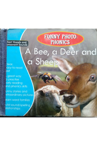 Funny Photo Phonics – A bee,a deer and a sheep